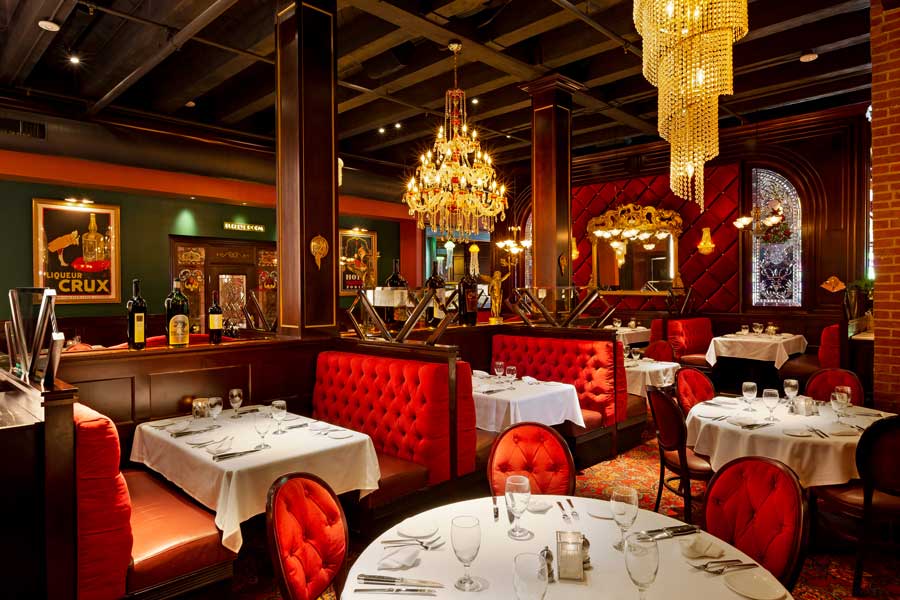 Dining room at Jeff Ruby's Steakhouse, Columbus
