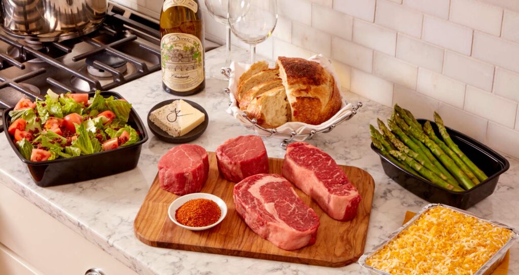 Jeff Ruby meal kit contents