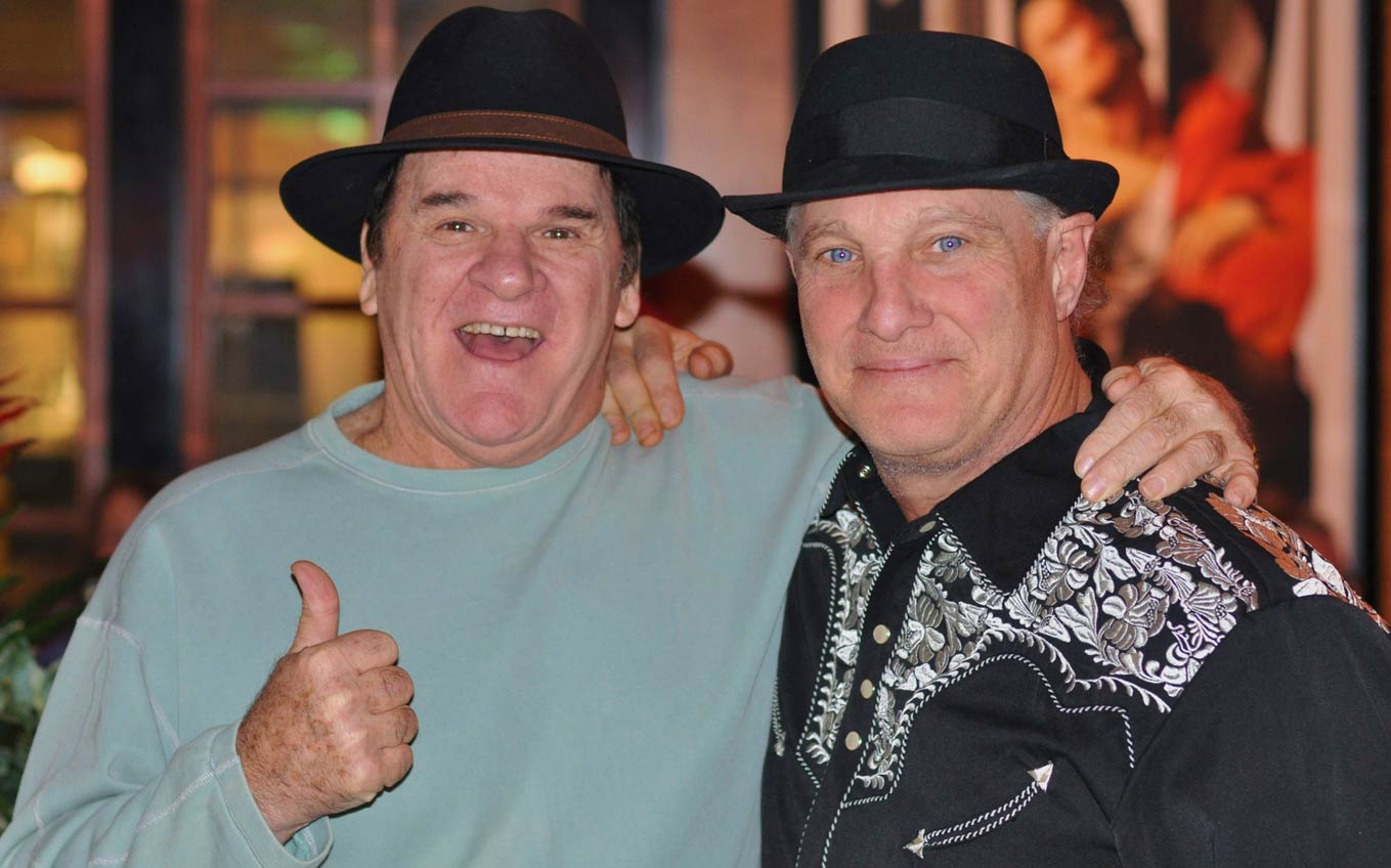 Jeff Ruby and Pete Rose at the Precinct