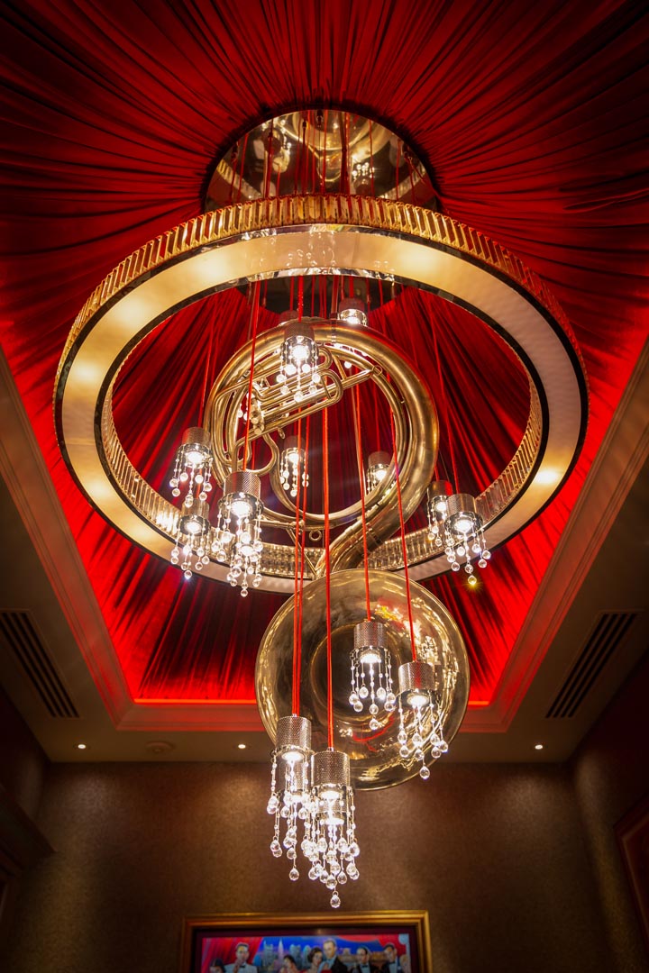 Chandelier at Jeff Ruby's Steakhouse, Columbus